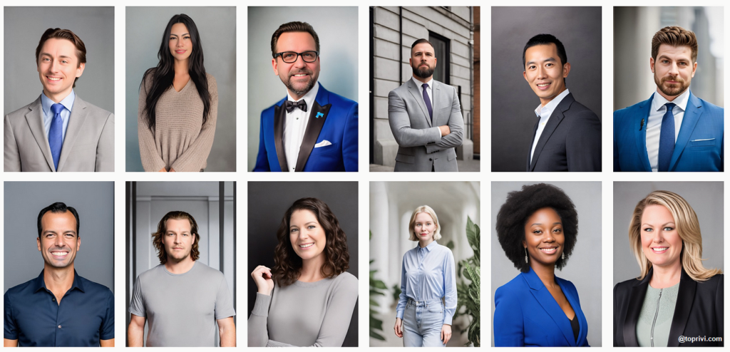 3 High-quality images - HeadshotPro - Toprivi