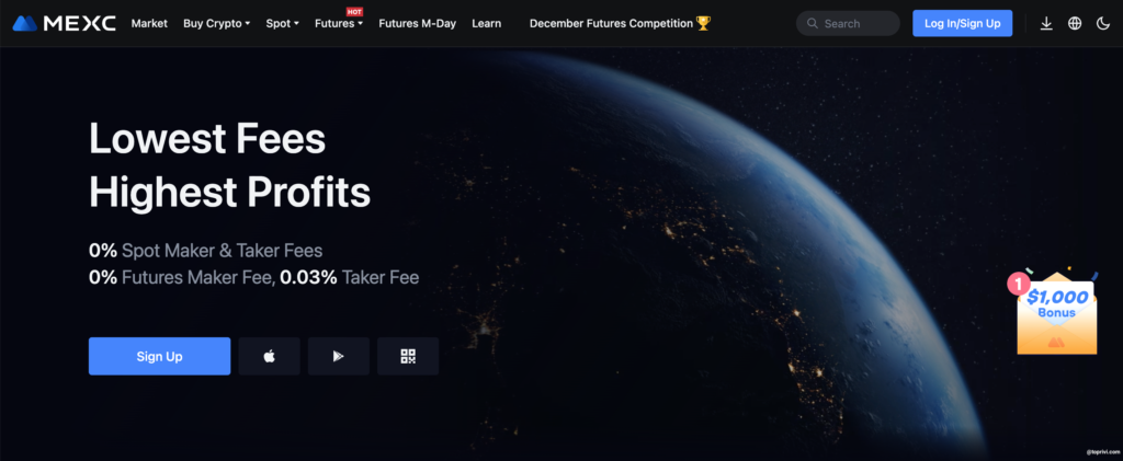 Competitive-trading-fees-mexc-toprivi