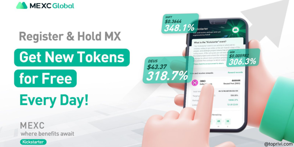 Register MEXC Toprivi