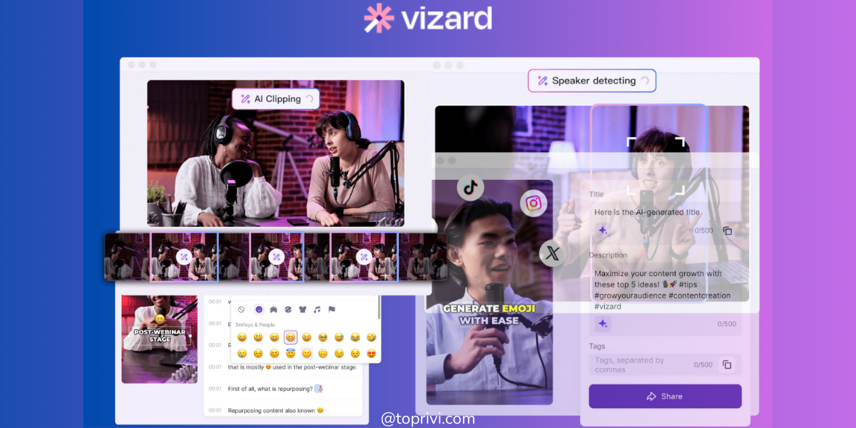 Blog-Revolutionize-Content-Creation-With-Vizard.AI-Toprivi