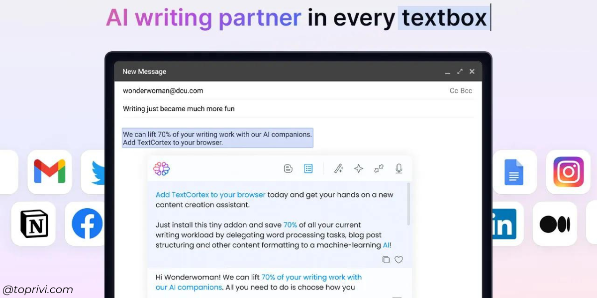 Blog TextCortex Toprivi